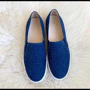 M Gemi Navy Slip Ons